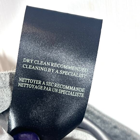 Blank NYC 100% Leather Gray Mini Skirt Size 28 - Picture 9 of 9